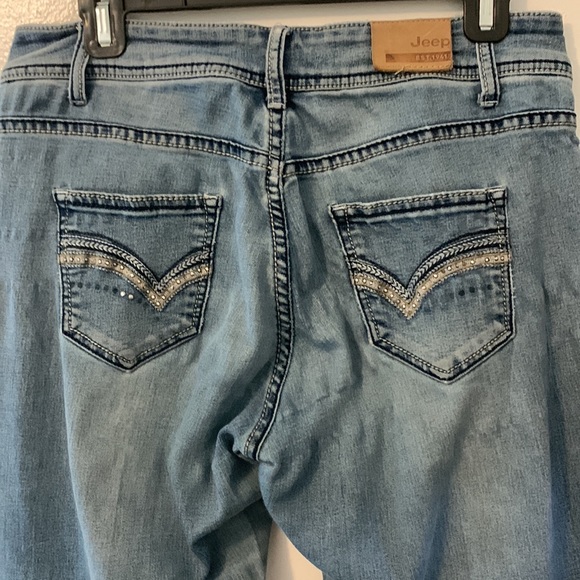 Jeep brand vintage Blue Jeans denim pants tag says size 34 measurements 30 30 - Picture 6 of 10